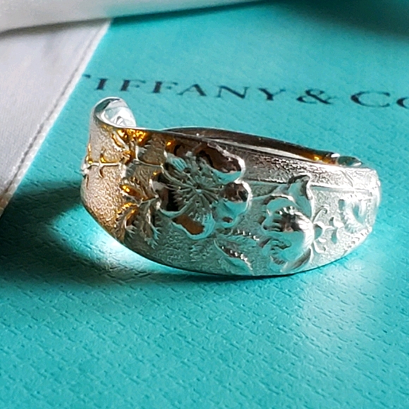 Tiffany & Co. Jewelry - Antique 1872 Tiffany & Co. Wild Rose Spoon Ring #80